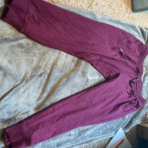 Large (12-14) Burgundy Sweatpants